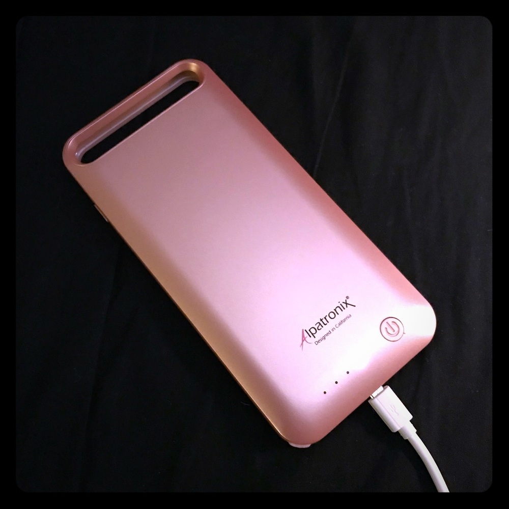 iPhone 6/6s Plus 4000mAh Battery Case Rose Gold